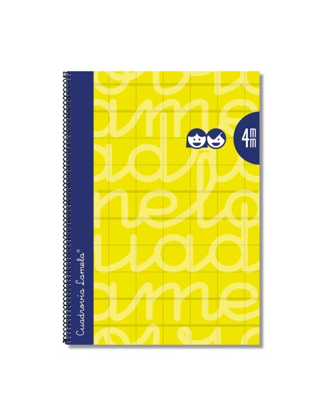 Cahier Lamela Jaune Din A4 5 Pièces 80 Volets