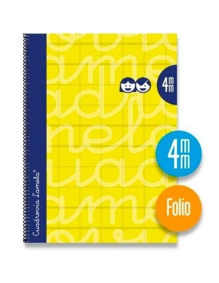 Cahier Lamela Jaune Din A4 5 Pièces 80 Volets