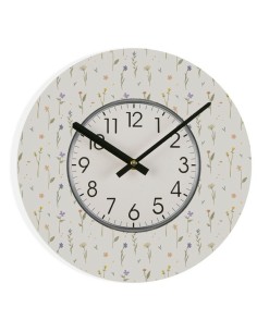 Horloge Murale Versa Laison Bois 4 x 30 x 30 cm