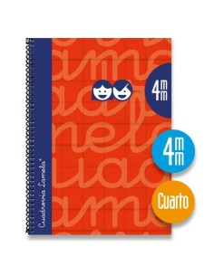 Cahier Lamela Rouge quarto 5 Pièces 80 Volets 2