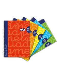 Cahier Lamela Multicouleur quarto 5 Pièces 80 Volets