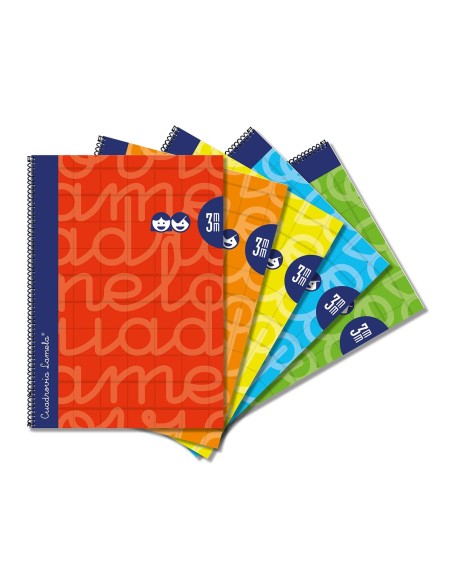 Cahier Lamela Multicouleur quarto 5 Pièces 80 Volets