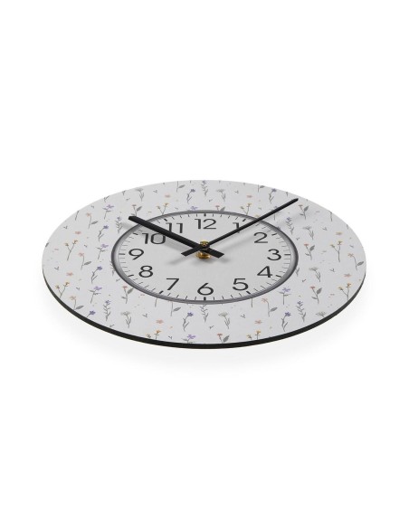 Horloge Murale Versa Laison Bois 4 x 30 x 30 cm