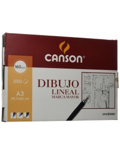 Papier à dessin Canson Basik Blanc A3 250 Volets