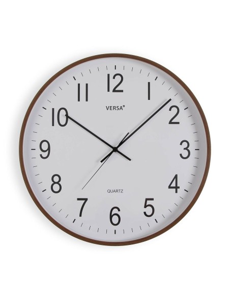 Horloge Murale Versa Plastique Quartz Bois MDF 5,2 x 50 x 50 cm