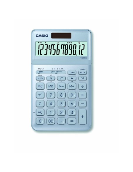 Calculatrice Casio JW-200SC-BU Bleu Plastique