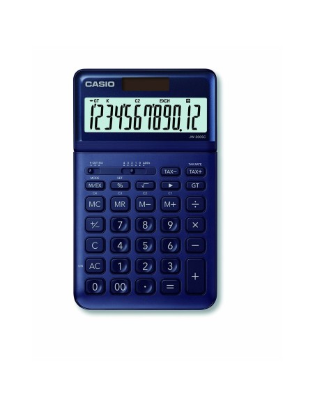Calculatrice Casio JW-200SC-NY Bleu Plastique