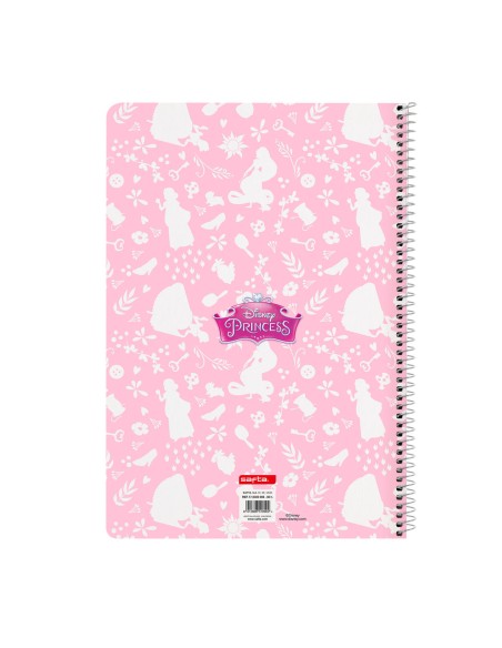 Carnet Disney Princess Magical Beige Rose A4 80 Volets