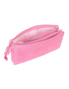 Trousse Fourre-Tout Triple Barbie Girl Rose 22 x 12 x 3 cm 2