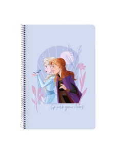 Carnet Frozen Believe Lila A4 80 Volets
