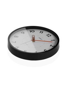 Horloge Murale Versa Noir Plastique 4 x 30 x 30 cm 2