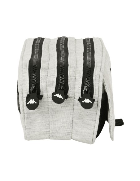 Trousse Fourre-Tout Triple Kappa Grey knit Gris (21,5 x 10 x 8 cm)
