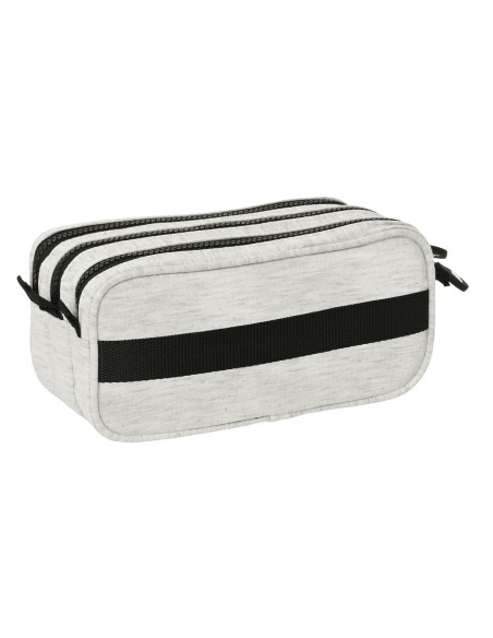 Trousse Fourre-Tout Triple Kappa Grey knit Gris (21,5 x 10 x 8 cm)