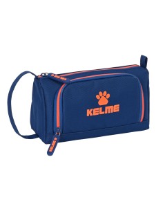 Trousse Scolaire avec Accessoires Kelme Navy blue Orange Blue marine 20 x 11 x 8.5 cm (32 Pièces)