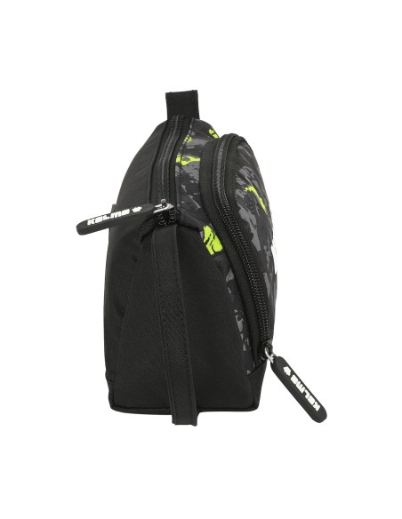 Trousse d'écolier Kelme Jungle Noir Gris Citron 20 x 11 x 8.5 cm