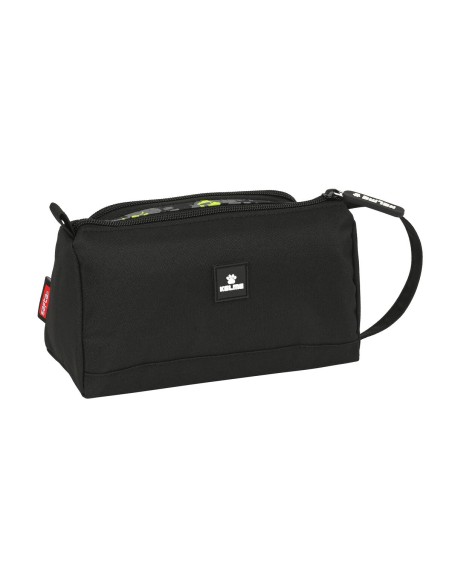 Trousse d'écolier Kelme Jungle Noir Gris Citron 20 x 11 x 8.5 cm