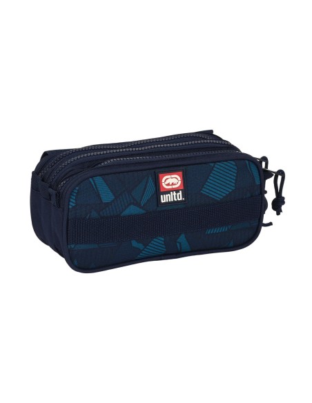 Trousse Fourre-Tout Triple Eckō Unltd. Peaks Blue marine (21,5 x 10 x 8 cm)