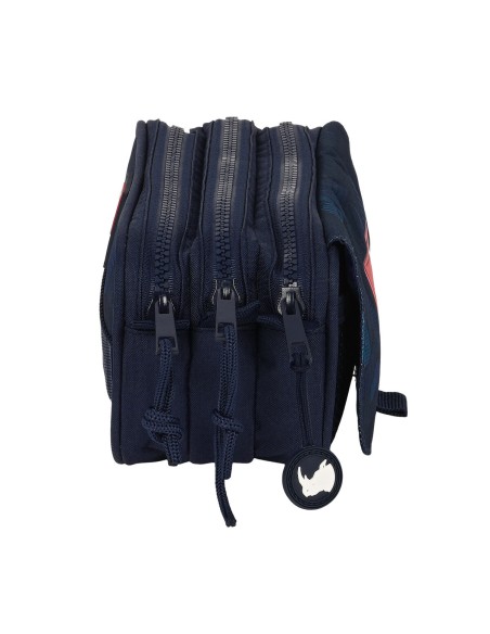 Trousse Fourre-Tout Triple Eckō Unltd. Peaks Blue marine (21,5 x 10 x 8 cm)