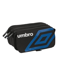 Trousse Fourre-Tout Triple Umbro Flash Noir (21,5 x 10 x 8 cm)