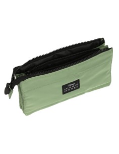 Trousse Fourre-Tout Triple Minnie Mouse Mint shadow Vert militaire (22 x 12 x 3 cm) 2