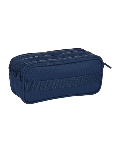 Trousse Fourre-Tout Triple Kappa Navy Blue marine (21,5 x 10 x 8 cm)