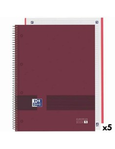 Cahier Oxford European Book Write&Erase Bordeaux A4 A4+ 80 Volets (5 Unités)