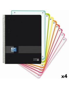 Lot de cahiers Oxford European Book Live&Go Noir A5 160 Volets 4 Pièces 2