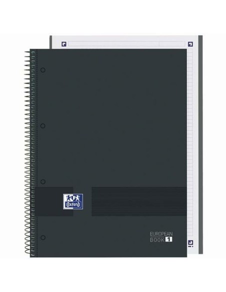 Cahier Oxford European Book Write&Erase Noir A4 80 Volets (5 Unités)