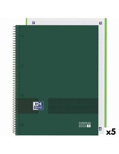 Cahier Oxford European Book Write&Erase Vert militaire A4 80 Volets (5 Unités) 2