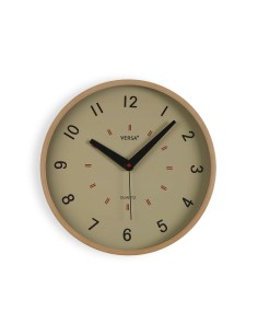 Horloge Murale Versa Beige Plastique 4 x 30 x 30 cm