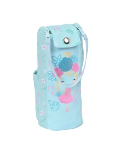 Trousse d'écolier Glow Lab Cute doll Bleu clair (6 x 21 x 6 cm)