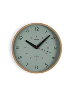Horloge Murale Versa Vert Plastique 4 x 30 x 30 cm