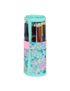 Trousse Scolaire avec Accessoires Vicky Martín Berrocal Mint paradise Menthe (27 Pièces) (7 x 20 x 7 cm)
