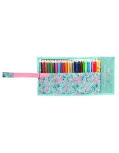Trousse Scolaire avec Accessoires Vicky Martín Berrocal Mint paradise Menthe (27 Pièces) (7 x 20 x 7 cm) 2