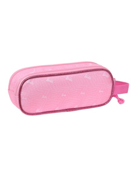 Trousse Fourre-Tout Double Barbie Girl Rose 21 x 8 x 6 cm