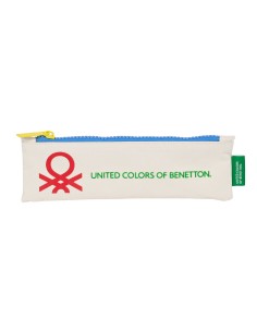 Trousse d'écolier Benetton Topitos Blanc (20 x 6 x 1 cm)
