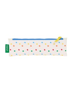 Trousse d'écolier Benetton Topitos Blanc (20 x 6 x 1 cm) 2