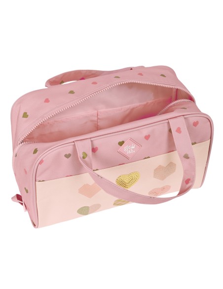 Trousse de Toilette Glow Lab Hearts Rose 31 x 14 x 19 cm