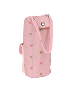 Trousse d'écolier Glow Lab Hearts Rose (6 x 21 x 6 cm) 2