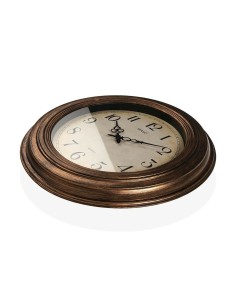 Horloge Murale Versa Antique Doré Plastique 4,5 x 51 x 51 cm 2