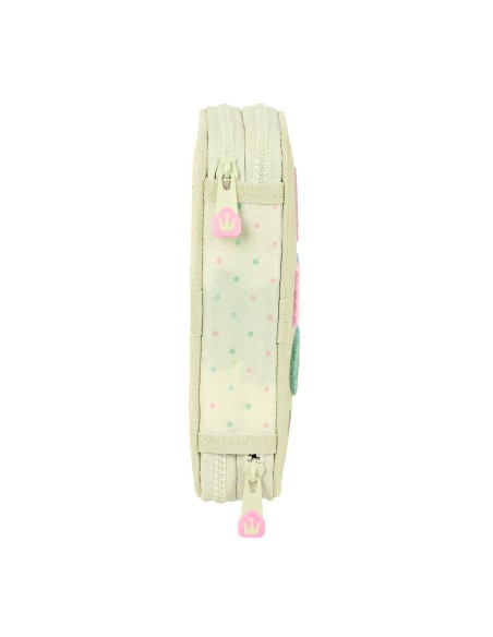 Trousse Scolaire avec Accessoires Glow Lab Magic flow Beige 12.5 x 19.5 x 4 cm (28 Pièces)