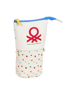 Trousse Gobelet Benetton Topitos Blanc (8 x 19 x 6 cm)