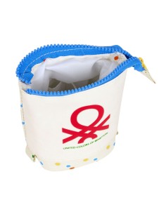 Trousse Gobelet Benetton Topitos Blanc (8 x 19 x 6 cm) 2