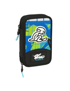 Trousse Scolaire avec Accessoires El Niño Green bali Noir 12.5 x 19.5 x 4 cm (28 Pièces)