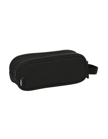 Trousse Fourre-Tout Double Umbro Flash Noir 21 x 8 x 6 cm