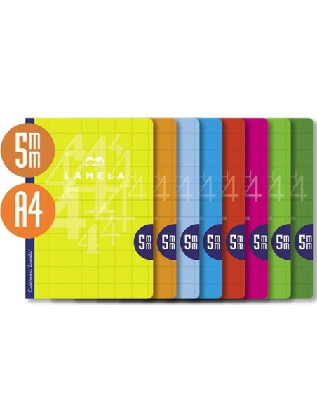 Cahier Lamela Multicouleur A4 (10 Unités)