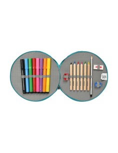 Pochette crayons CoComelon Back to class Bleu clair (18 Pièces) 2