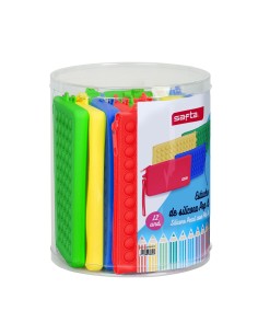 Trousse d'écolier Safta Pop It Plat Multicouleur Lot (12 Pièces)