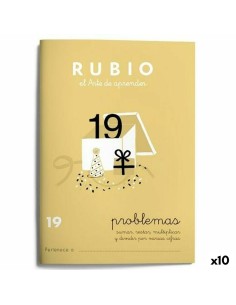 Cahier de maths Rubio Nº19 A5 Espagnol 20 Volets (10 Unités)