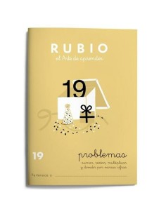 Cahier de maths Rubio Nº19 A5 Espagnol 20 Volets (10 Unités) 2